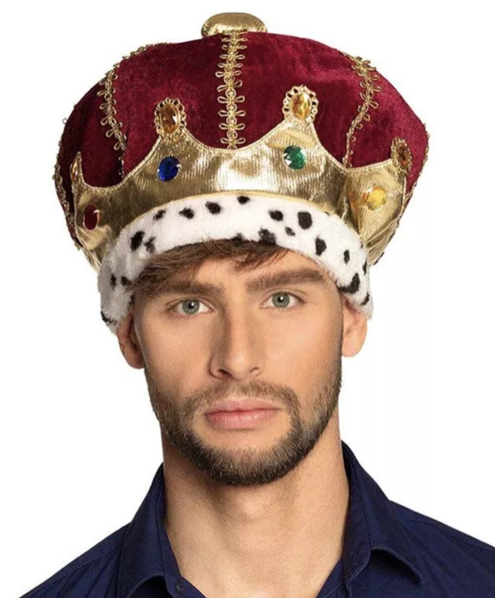 Suit Yourself Majesty King Multicolored Crown Halloween Costume Medieval Hat New